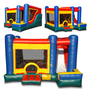 inflatable slide jumper combo